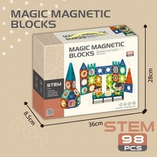 Die Grup 52 Parça Manyetik Blok Seti ile Eğlenceli Stem Oyunu