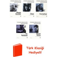 Ketebe Fyodor Mihayloviç Dostoyevski 5 Kitap Seti + Türk Klasiği Hediye