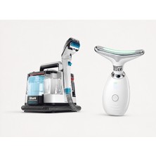 Shark PX200EUT Stainstriker Kolay Taşınabilir Halı ve Koltuk Temizleme Makinesi Beyaz + Yüz Masaj Aleti Hediye
