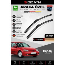 Drs Tuning Honda Civic 7 Ön Cam Silecek Seti 2001-2006 Premium Araca Özel 60-38 cm A+ Kalite