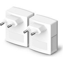 Die Grup Nano Powerline Adaptör - 600 Mbps Hız ile 2 Port Ethernet