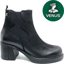 Venüs Malakas Hakiki Deri Kaymaz Taban Ortopedik Kadın Bot