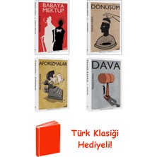 İndigo Kitap Franz Kafka 4 Kitap Seti + Türk Klasiği Hediye