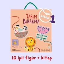 Die Grup Yarım Bırakma - Ipli Kitap 1 Seti ile 10 Ipli Figür Eğlencesi