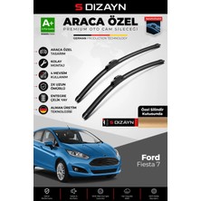 Drs Tuning Ford Fiesta Ön Cam Silecek Seti 2017-2023 Premium Araca Özel 70-35 cm A+ Kalite