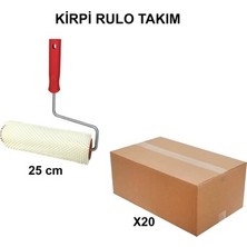 Die Grup Kirpi Rulo Takım 25 cm Boyutunda 20 Adet