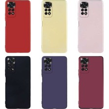 Die Grup Case 4u Xiaomi Redmi Note 11S / Redmi Note 11 Kılıf Klasik Mat Renkli Yumuşak Premier Silikon