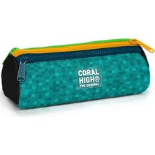 Coral High Craft Desenli Üç Bölmeli Kalem Çantası 31016