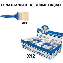 Die Grup Standart Kestirme Fırçası No 3 12 Adet Toptan Set