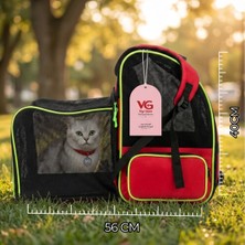 Vigi Store Bahçeli Model Genişleyebilir Kedi & Köpek Taşıma Çantası | Katlanabilir Seyahat Çantası | 8-10 kg Taşıma Kapasiteli