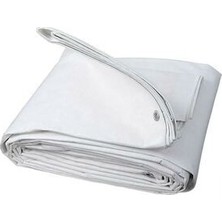 Hafızoğlu 5 x 8 Metre Lamineli Branda Çadır Gölgelik Su Toz Geçirmez Beyaz