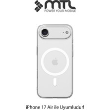Mtl iPhone 17 Air Uyumlu Animasyonlu Şeffaf Magsafe Şarj Destekli Sararmayan Sert Origin Kılıf