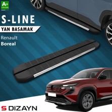 Drs Tuning S-Dizayn Renault Boreal S-Line Krom Yan Basamak 183 cm 2025 Üzeri A+ Kalite