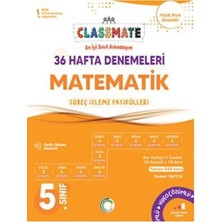 Akm Kitap 5. Sınıf Matematik Classmate 36 Hafta Denemeleri Okyanus Yayınları