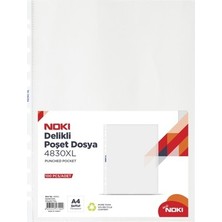 Die Grup 100 Adet Şeffaf Xl Poşet Dosya, A4 Boyutunda