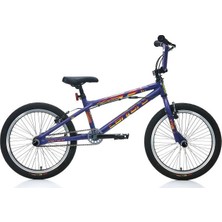 Carraro Özel Seri Rave Bmx Bisiklet 270H V 20 Jant 1 Vites Mat Mor Hologram
