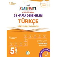 Akm Kitap 5. Sınıf Türkçe Classmate 36 Hafta Denemeleri Okyanus Yayınları