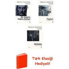 Ketebe Nikolay Vasilyeviç Gogol 3 Kitap Seti + Türk Klasiği Hediye