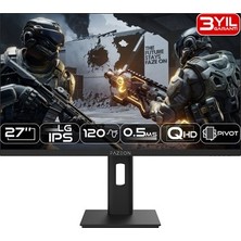 Die Grup Fazeon X27F120QP 27" 120Hz 0.5ms Lg Nano Fast IPS 2k Qhd Hdmı*1 +Dp*1+Usb*1 Pıvot Gamıng