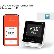 Die Grup Cosa Akıllı Oda Termostatı V5 Kablosuz Klima Kontrolü Uzaktan Ölçüm Beyaz Renk (Sadece Klima