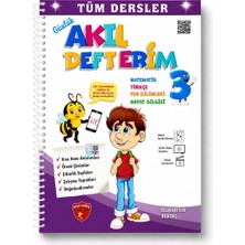 3. Sınıf Günlük Akıl Defterim Tüm Dersler Çalışma Defteri | Matematik Türkçe Fen Bilimleri Hayat Bilgisi | Selahattin Bektaş