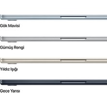 Die Grup Apple MacBook Air M5 16GB 512GB SSD Macos 15" Taşınabilir Bilgisayar Gök Mavisi