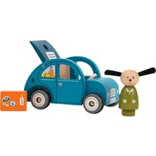 Moulin Roty Ahşap Oyuncak - Araba