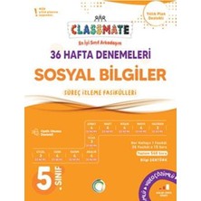 Akm Kitap 5. Sınıf Sosyal Bilgiler Classmate 36 Hafta Denemeleri Okyanus Yayınları