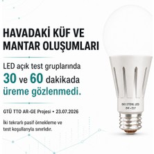 Bio Steril LED E27 8W 5000K Beyaz Işık