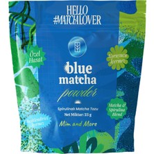 Mim And More Blue Matcha Powder - Mavi Spirulina Superfood Matcha Tozu Doypack, 25 gr