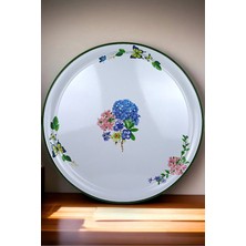 İnci Emaye 70 No Emaye Sini Sofra, Yemek Sunum Tepsi, Yer Sofrası Çinko ~68 cm 1mm Kalın Ürün
