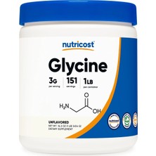 Nutricost Glycine Free Form Powder 454 Gr. 151 Servis