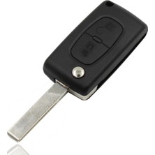 Gardenauto Peugeot 207 307 308 Partner Citroen C3 C4 C5 Anahtar Kabı Kumanda Kabı 2 Buton (Pil Yuvasız)