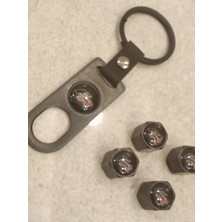 Gardenauto Metal Sibop Kapağı ve Anahtarlık Set Fr Logolu