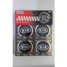 Gardenauto Kia Alüminyum Yapıştırma Jant Göbeği 4 Lü 60MM
