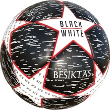 Beşiktaş Yeni Koleksiyon Champion Serisi Lisanslı 32 Panel Gizli Dikişli 5 Numara Ölçülü Parlak Günlük Antrenman Futbol Topu