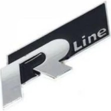 Gardenauto R Line Metal Çamurluk Bagaj Yazısı Siyah