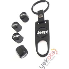 Gardenauto Jeep Metal Anahtarlık ve Sibop Kapak Seti 1.kalite