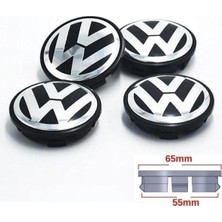 Gardenauto Vw Passat - Jetta - Tiguan Jant Göbeği 55 - 65 mm