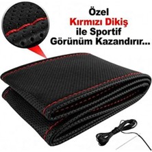 Gardenauto Ford Connect Dikme Deri Direksiyon Kılıfı Kokusuz 1.kalite