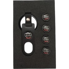 Gardenauto Audi Metal Anahtarlık ve Sibop Kapak Seti
