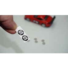 Gardenauto Seat Logo Jant Torpido Direksiyon 11MM Damla Sticker Logo Seti