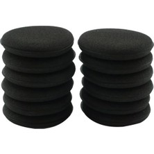Gardenauto El Pedi (10 Adet Siyah Renk) Sünger, Cila El Pedi, El Süngeri 10 cm Siyah (10'lu Paket)