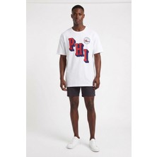 Usa Future Gen Ph Beyaz Erkek Oversize T-Shirt 141841