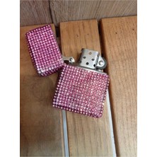 Gardenauto Pembe Taşlı Zippo Çakmak