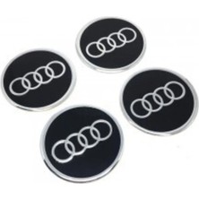 Gardenauto Audi Alüminyum Yapıştırma Jant Göbeği 4'lü 60MM