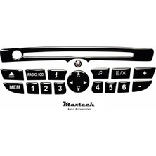 Gardenauto Renault Fluence 2009-2016 Pianoblack Parlak Siyah Teyp Tuş Takımı
