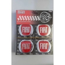 Gardenauto Fiat Alüminyum Yapıştırma Jant Göbeği 4'lü 60MM