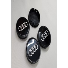 Gardenauto Jant Göbeği Audi 58/55 (55MM Iç Çap) 4l'ü Set Siyah