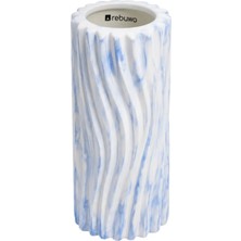 Rebuwo Eva Foam Roller Mavi Beyaz Desenli